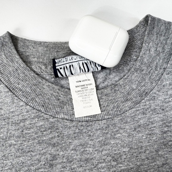 Zoo York Supreme Zoo Thousand T-Shirt Heather Grey Size M Vintage Y2k Streetwear - Picture 9 of 10